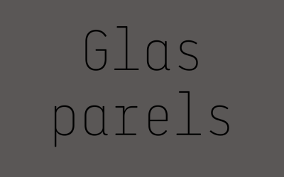 Glasparels - nustraalmiddelen.nl